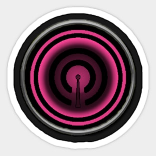 Pink Caster Emblem (Radio Sentai Castranger) Sticker